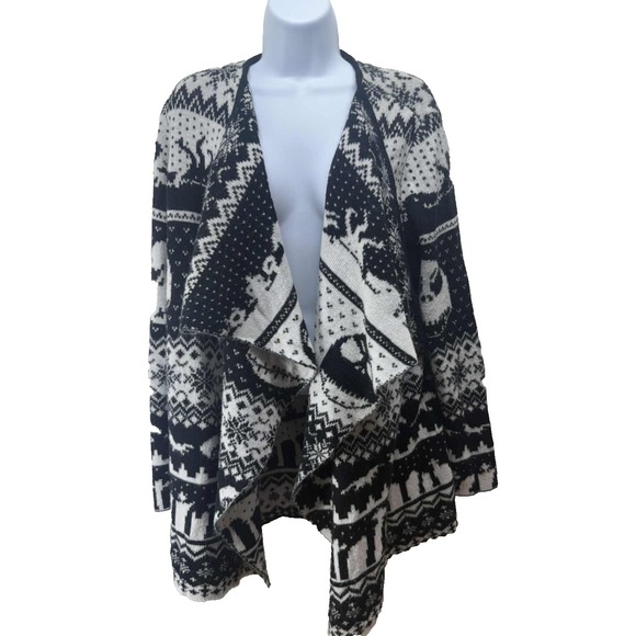 Nightmare Before Christmas Sweater Jack Skellington Disney Cardigan Sz M - Picture 1 of 7